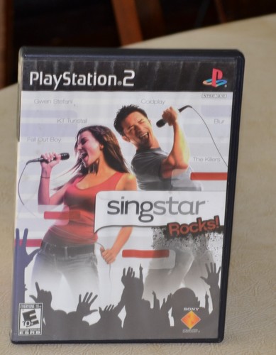 Sing star rocks ps2 cib - star, rocks!