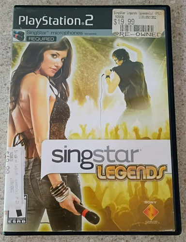 Singstar legends ps2 - singstar,