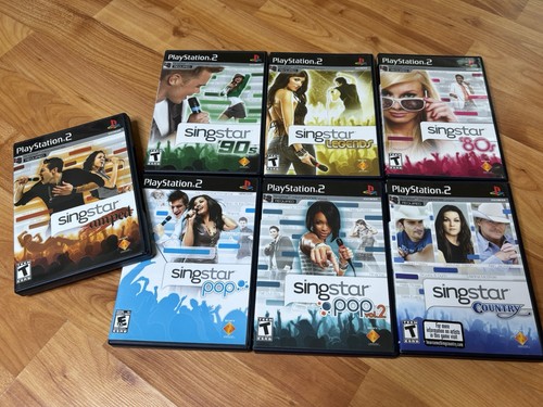 Lot playstation 2 singstar - x, 7